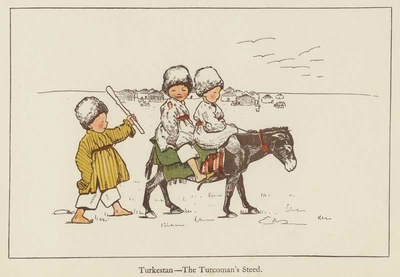 Turquestán, el corcel de los turcomanos de Edith Farmiloe