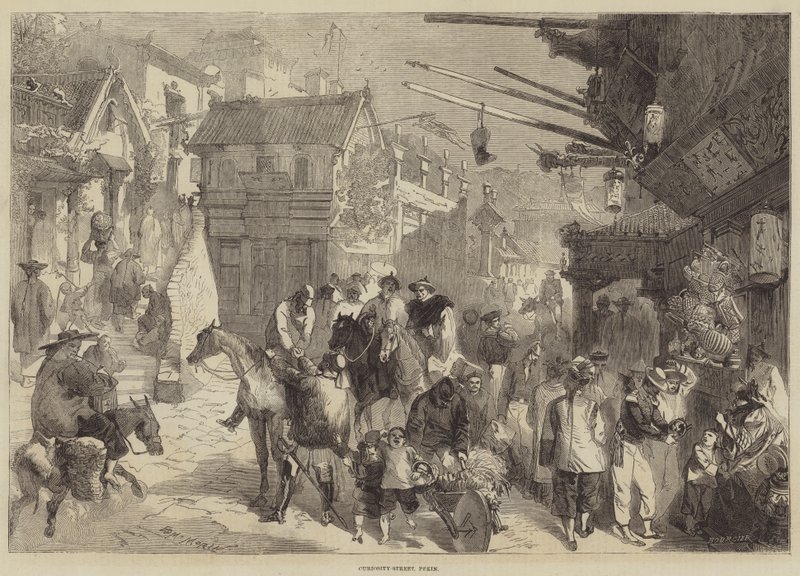 Calle de la Curiosidad, Pekín de Edmond Morin