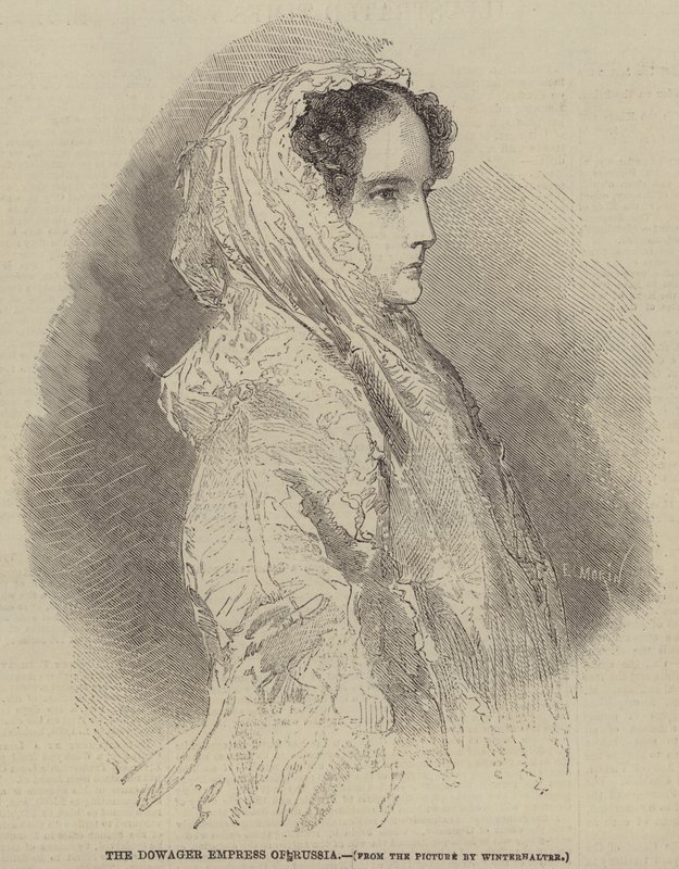 La Emperatriz Viuda de Rusia de Edmond Morin