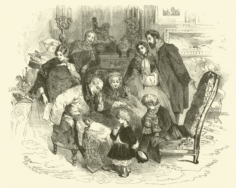 Escenas de la vida parisina: el día de Año Nuevo de los padres de Edmond (after) Morin