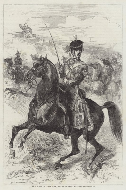 La Guardia Imperial Francesa, Artillería a Caballo de Edmond Morin