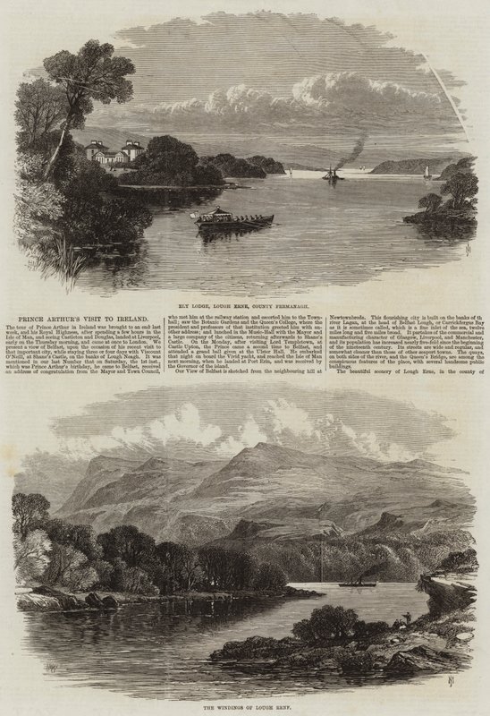 Visita del Príncipe Arturo a Irlanda de Edmund Morison Wimperis