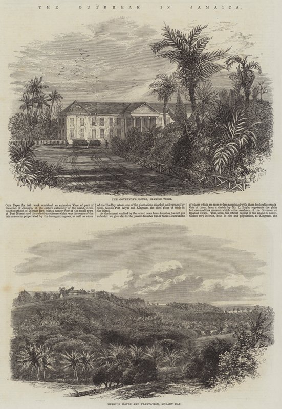 El Estallido en Jamaica de Edmund Morison Wimperis