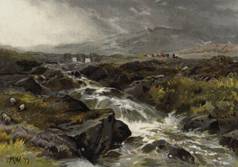 En el Llugny, Norte de Gales de Edmund Morison after Wimperis