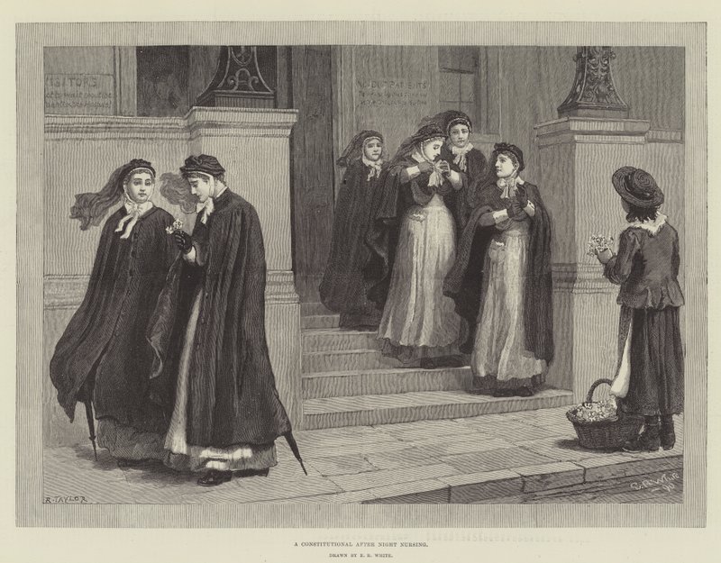 Un Paseo Constitucional después de la Enfermería Nocturna de Edmund Richard White