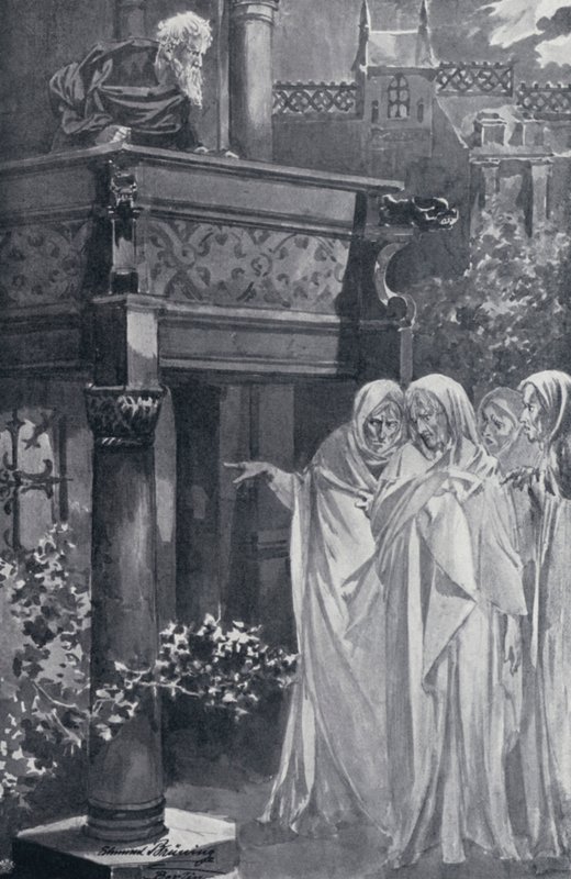 Ilustración para el Fausto de Goethe de Edmund Bruning