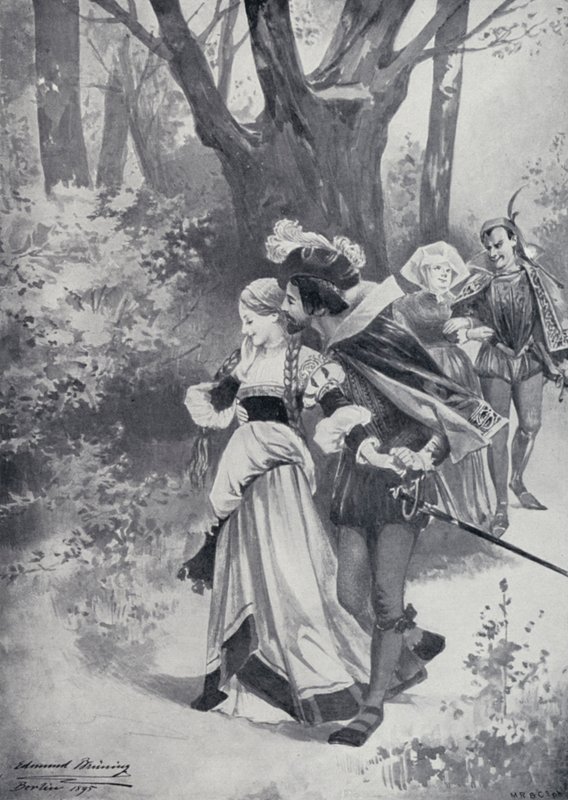 Ilustración para el Fausto de Goethe de Edmund Bruning