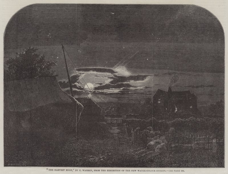 La luna de la cosecha de Edmund George Warren