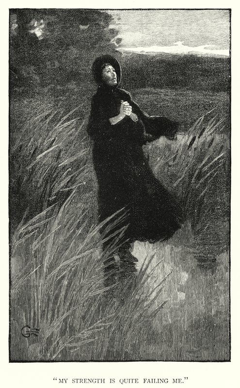 Ilustración de Jane Eyre de Charlotte Bronte de Edmund Henry Garrett