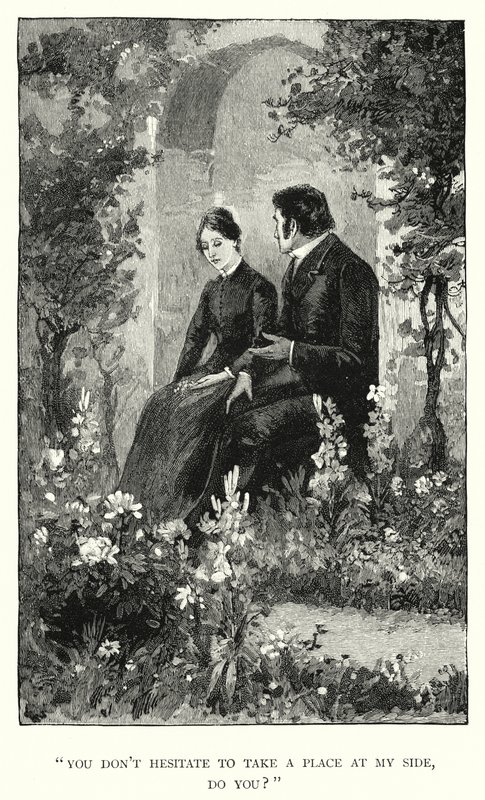 Ilustración de Jane Eyre de Charlotte Bronte de Edmund Henry Garrett