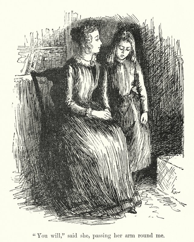 Ilustración para Jane Eyre de Charlotte Bronte de Edmund Henry Garrett