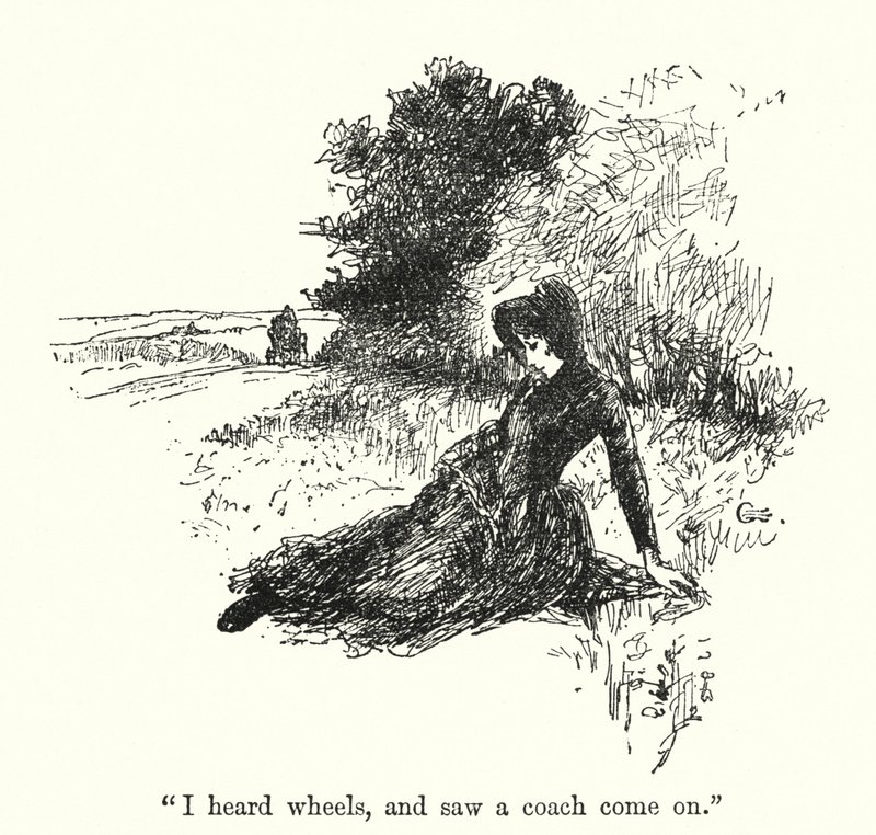 Ilustración de Jane Eyre de Charlotte Bronte de Edmund Henry Garrett