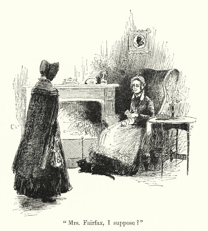 Ilustración para Jane Eyre de Charlotte Bronte de Edmund Henry Garrett