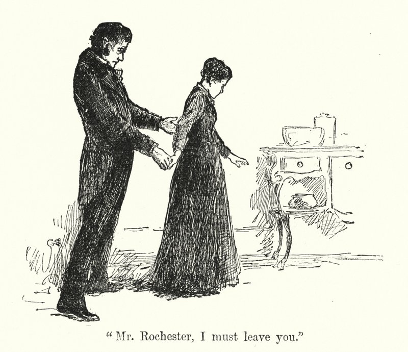 Ilustración para Jane Eyre de Charlotte Bronte de Edmund Henry Garrett