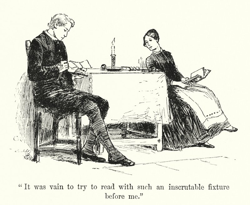 Ilustración para Jane Eyre de Charlotte Bronte de Edmund Henry Garrett