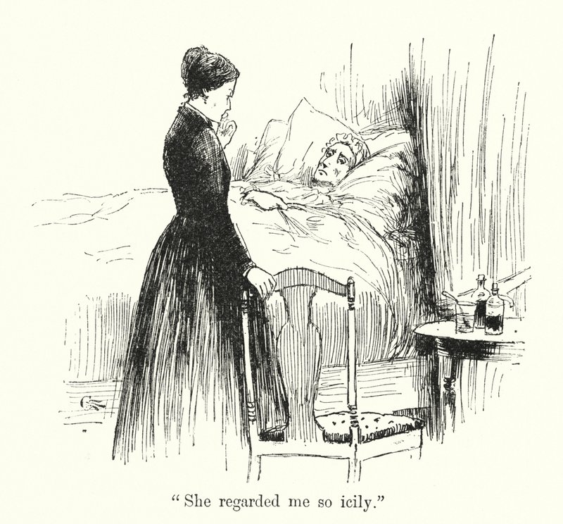 Ilustración de Jane Eyre de Charlotte Bronte de Edmund Henry Garrett
