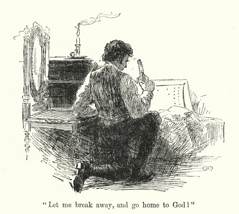 Ilustración de Jane Eyre de Charlotte Bronte de Edmund Henry Garrett