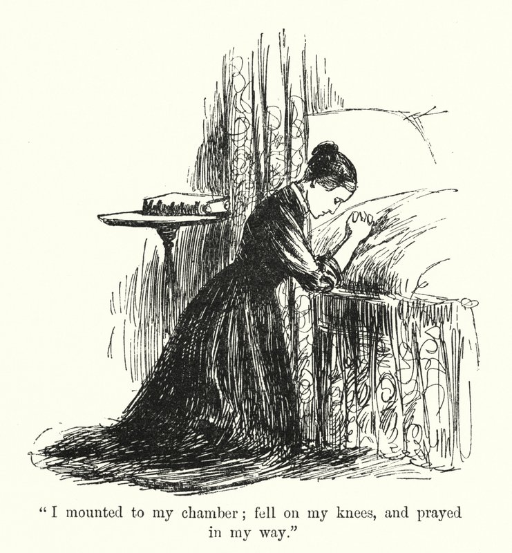 Ilustración de Jane Eyre de Charlotte Bronte de Edmund Henry Garrett