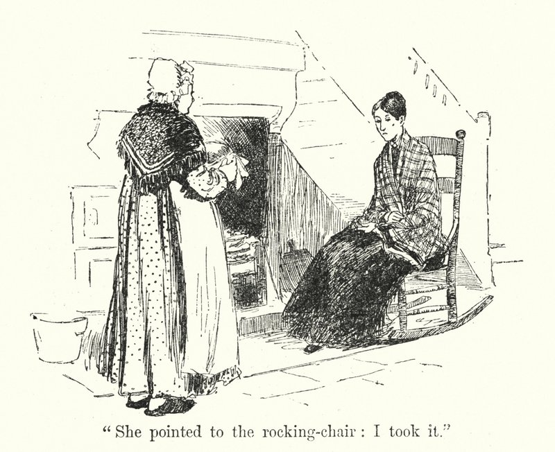 Ilustración de Jane Eyre de Charlotte Bronte de Edmund Henry Garrett