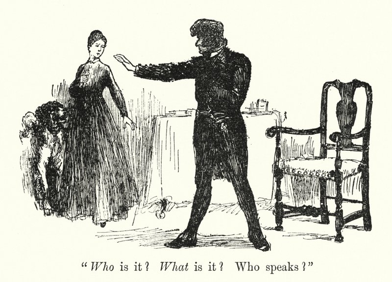 Ilustración de Jane Eyre de Charlotte Bronte de Edmund Henry Garrett
