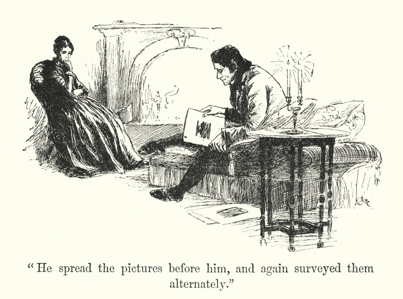 Ilustración para Jane Eyre de Charlotte Bronte de Edmund Henry Garrett