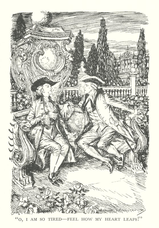 Ilustración para Prince Otto de R L Stevenson (litografía) de Edmund Joseph (after) Sullivan
