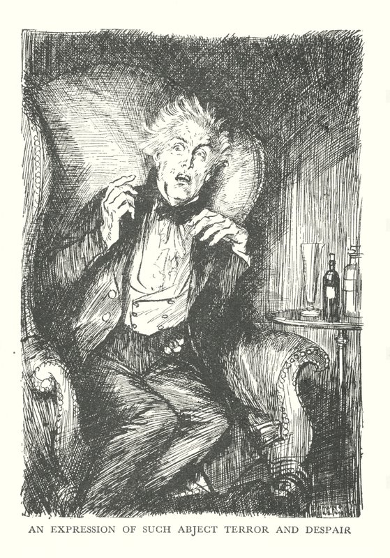 Ilustración para El extraño caso del Dr. Jekyll y el Sr. Hyde de R L Stevenson (litografía) de Edmund Joseph (after) Sullivan