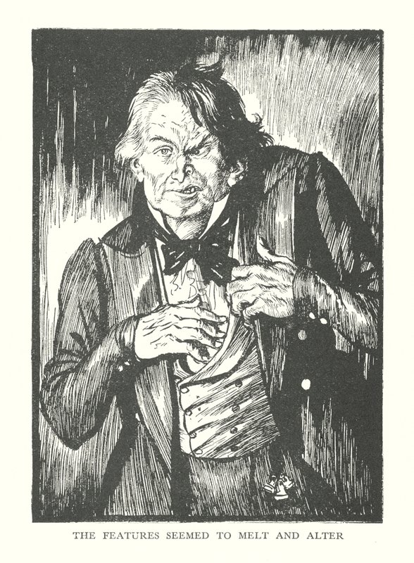 Ilustración para El extraño caso del Dr. Jekyll y el Sr. Hyde de R L Stevenson (litografía) de Edmund Joseph (after) Sullivan