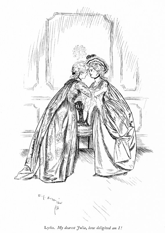 Ilustración para Los Rivales de Sheridan (grabado) de Edmund Joseph (after) Sullivan