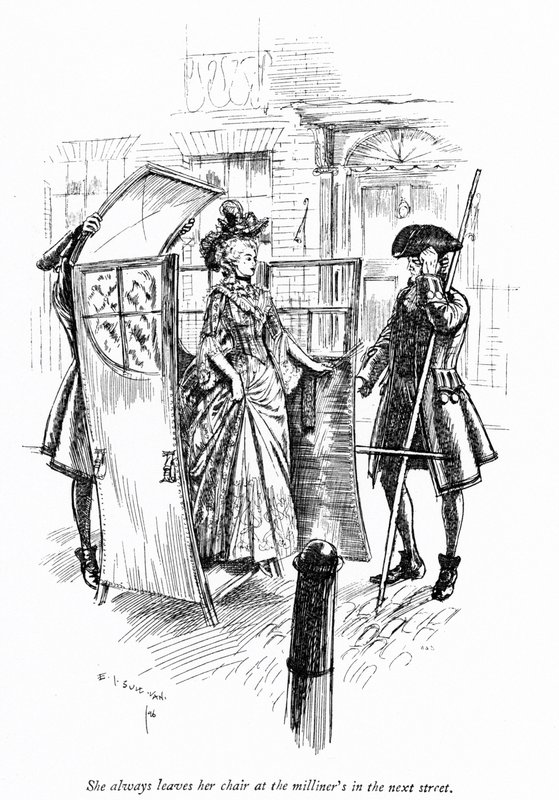 Ilustración para The School for Scandal de Sheridan (grabado) de Edmund Joseph (after) Sullivan