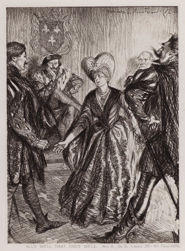Bien está lo que bien acaba, Acto II, Escena 3 de Edmund Joseph Sullivan
