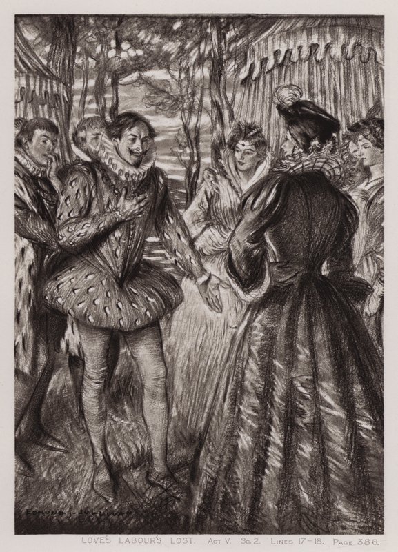 Trabajos de amor perdidos, Acto V, Escena 2 de Edmund Joseph Sullivan