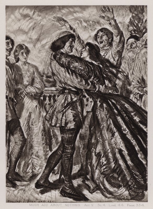 Mucho Ruido y Pocas Nueces, Acto V, Escena 4 de Edmund Joseph Sullivan