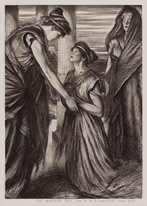Cuento de invierno, Acto V, Escena 3 de Edmund Joseph Sullivan