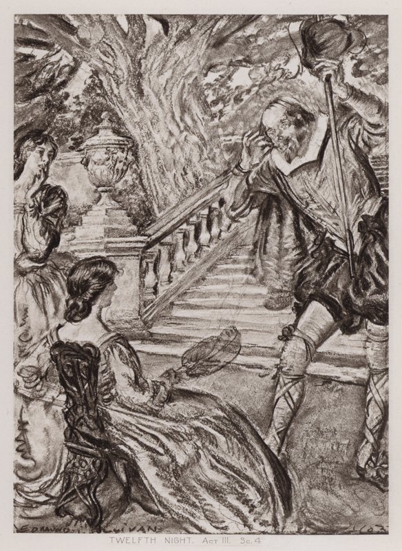 Noche de reyes; o, Lo que quieras, Acto III, Escena 4 de Edmund Joseph Sullivan