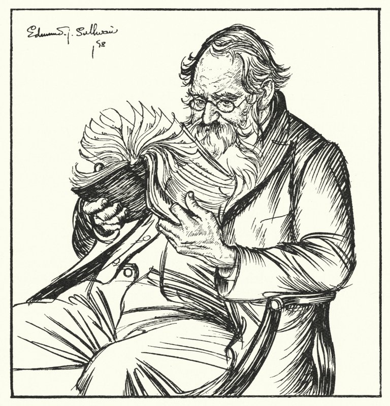 Ilustración para Sartor Resartus de Edmund Joseph after Sullivan