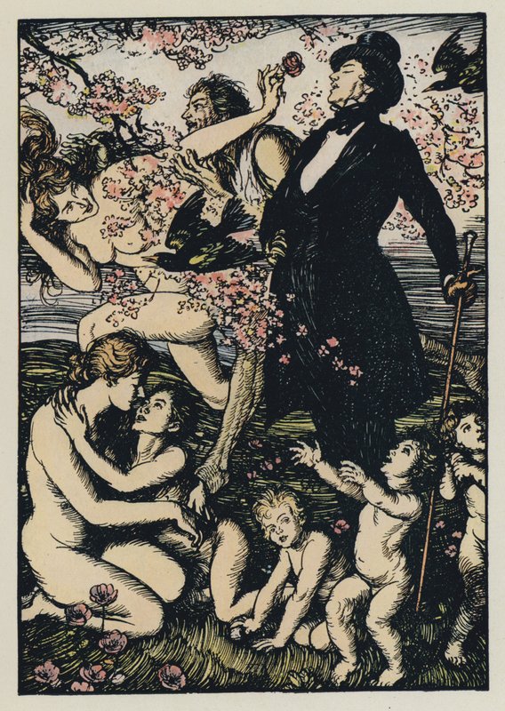 Ilustración para Maud de Tennyson de Edmund Joseph after Sullivan