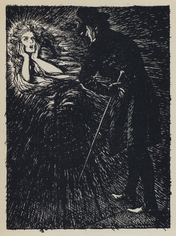 Ilustración para Maud de Tennyson de Edmund Joseph after Sullivan