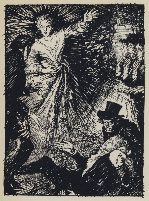 Ilustración para Maud de Tennyson de Edmund Joseph after Sullivan