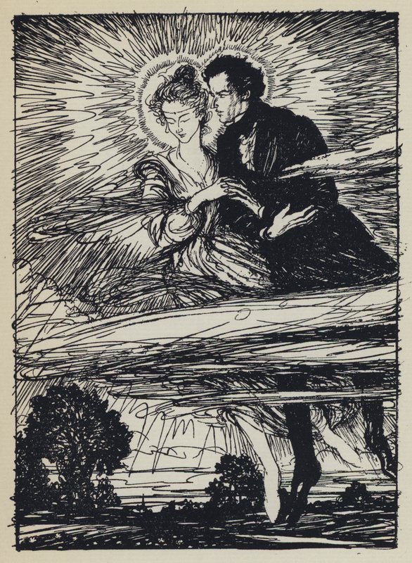 Ilustración para Maud de Tennyson de Edmund Joseph after Sullivan