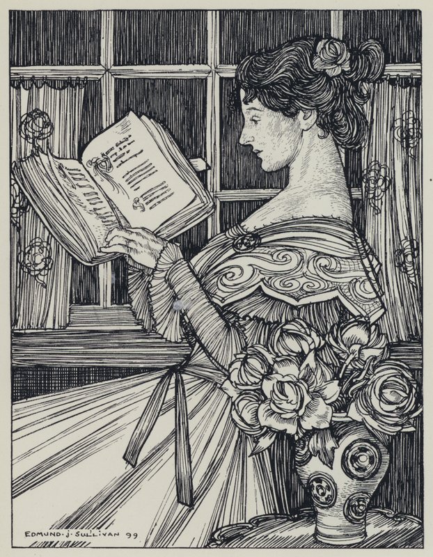 Tennyson, Ilustración para Un Sueño de Mujeres Hermosas y Otros Poemas de Edmund Joseph after Sullivan
