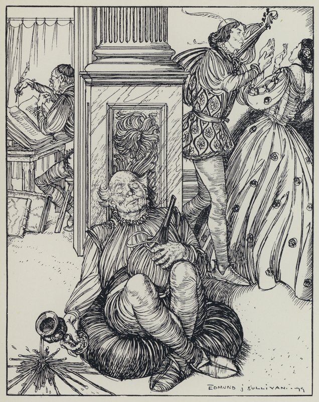 Tennyson, Ilustración para Un Sueño de Mujeres Hermosas y Otros Poemas de Edmund Joseph after Sullivan