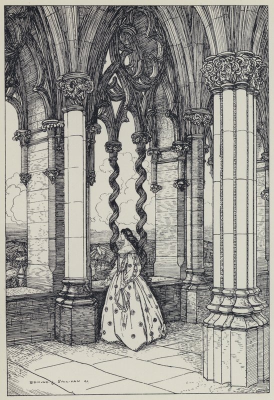 Tennyson, Ilustración para Un Sueño de Mujeres Hermosas y Otros Poemas de Edmund Joseph after Sullivan
