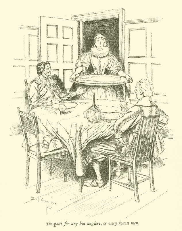 Demasiado bueno para cualquiera excepto pescadores o hombres muy honestos de Edmund Joseph after Sullivan