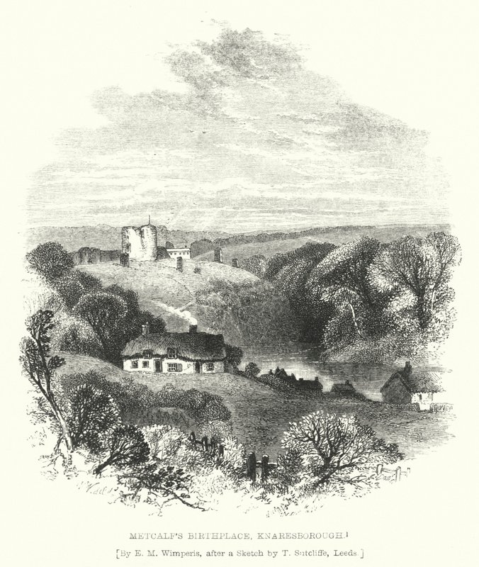 Lugar de nacimiento de Metcalf, Knaresborough de Edmund Morison (after) Wimperis
