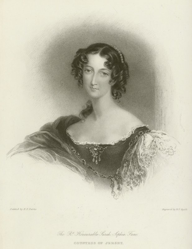 La Muy Honorable Sarah Sophia Fane, Condesa de Jersey de Edmund Thomas Parris