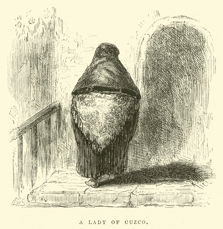 Una dama de Cuzco de Edouard Riou