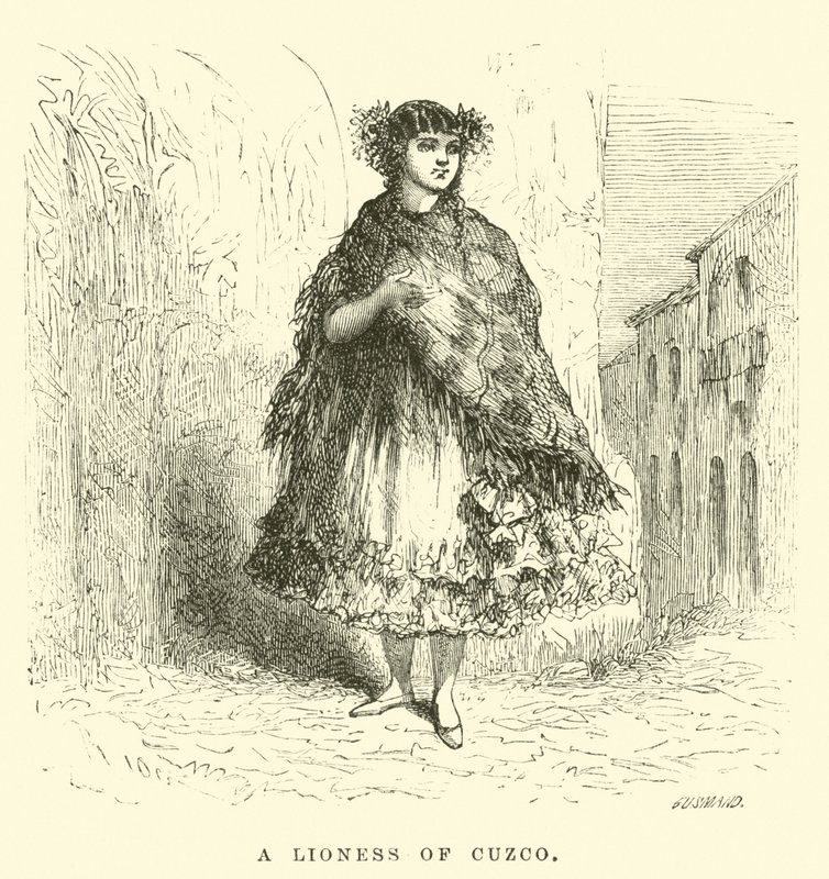 Una leona de Cuzco de Edouard Riou
