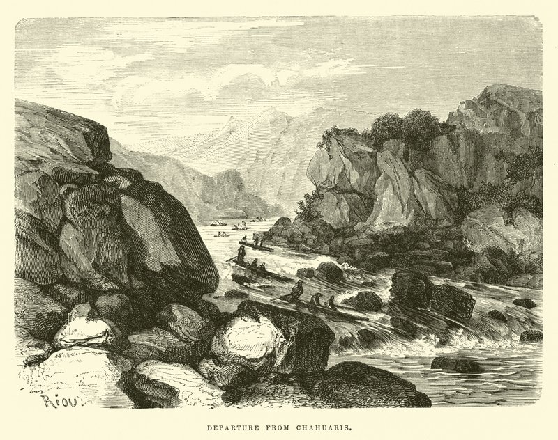 Salida de Chahuaris de Edouard Riou