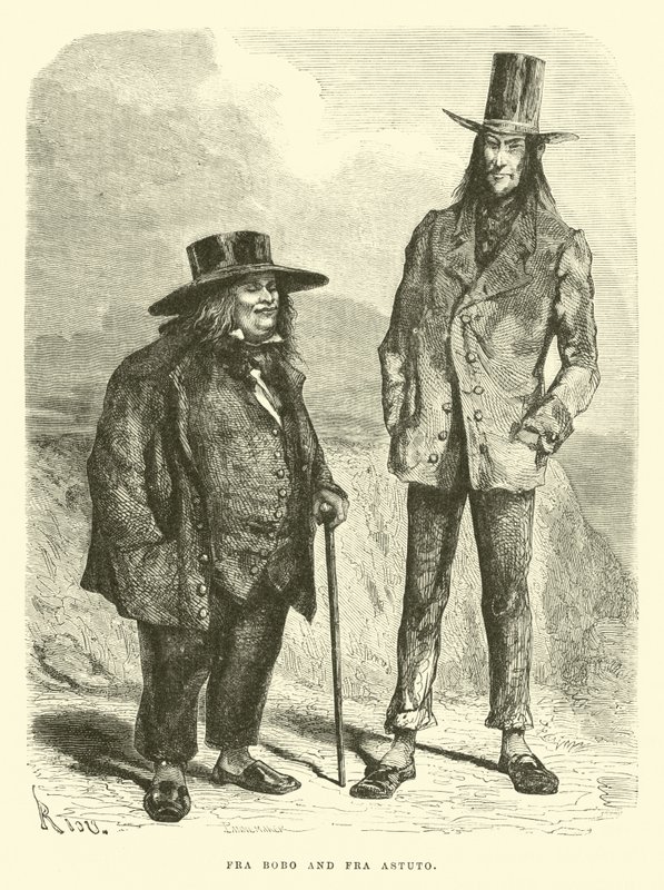Fra Bobo y Fra Astuto de Edouard Riou